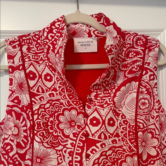 NWT! Tuckernuck/Hyacinth House and White Floral Midi Dress, Size Small - Picture 6 of 12